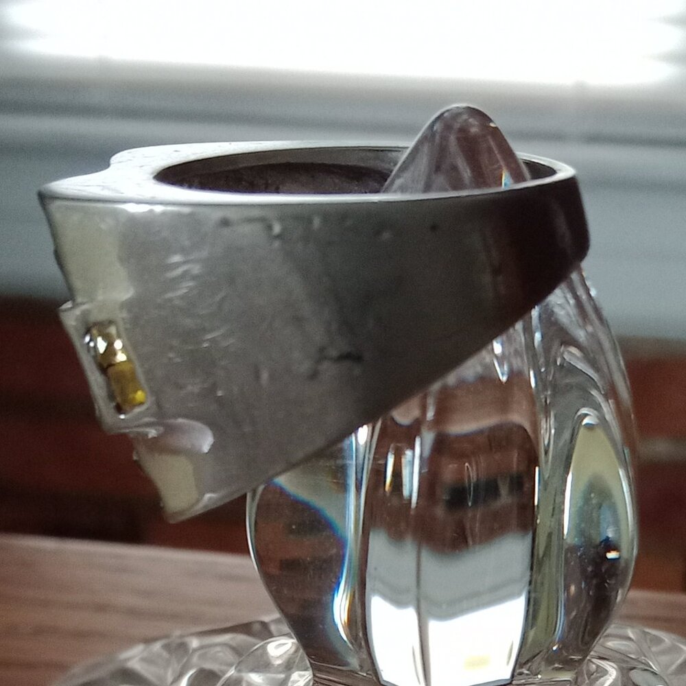 Men's Rhinestone Ring - Picture 3 of 10